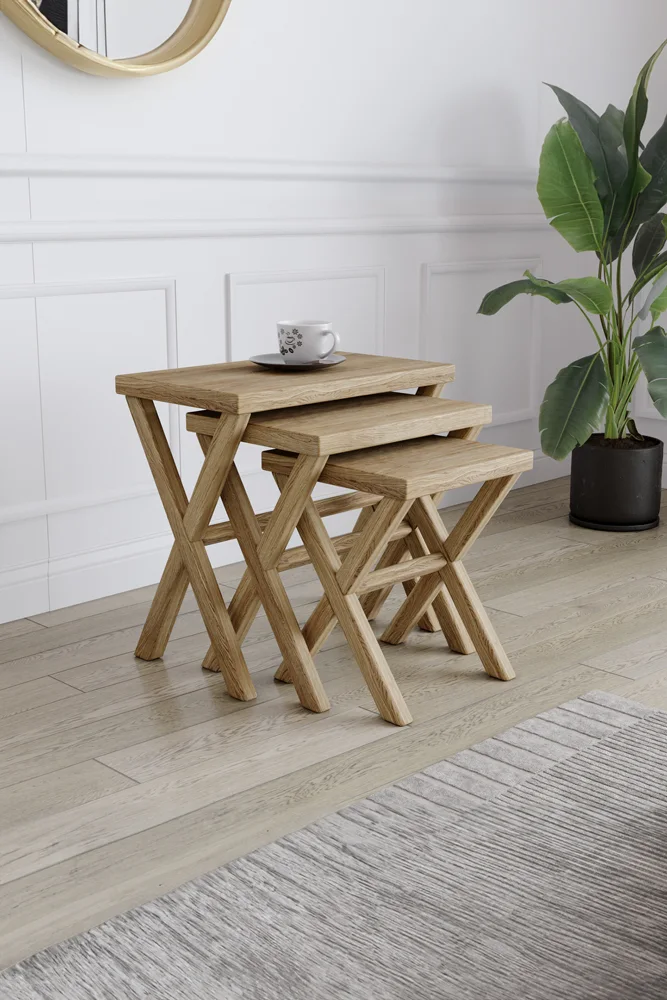 4013 Zigon Sehpa – %100 Gerçek Ağaç, Uzun Ömürlü Kullanım, Kişiye Özel Üretim varyasyon görseli