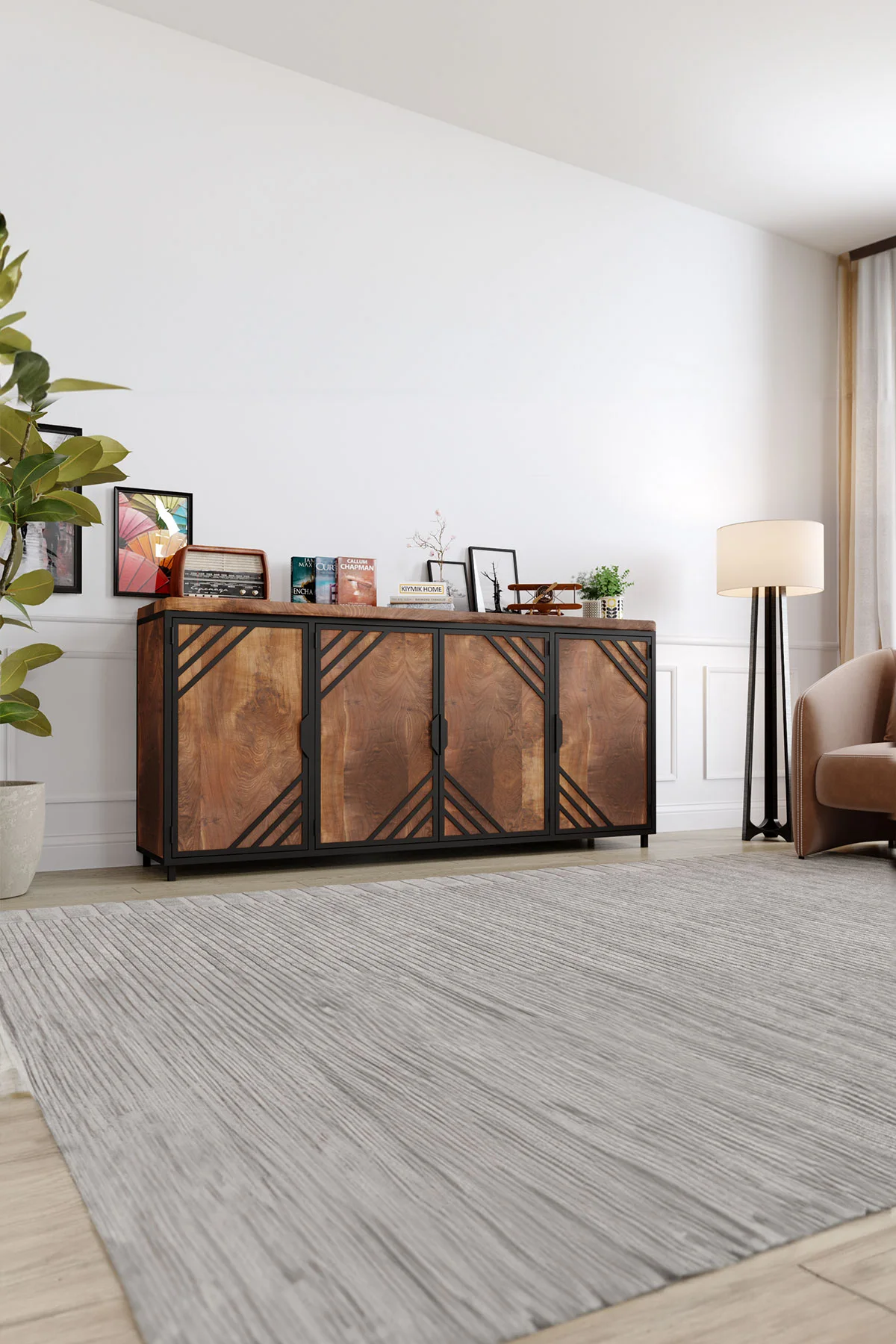 Cennet Konsol – %100 Gerçek Ağaç, Uzun Ömürlü Kullanım, Kişiye Özel Üretim varyasyon görseli