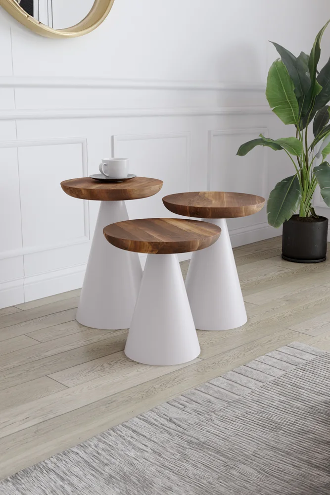 4012 Ceviz Sehpa – %100 Gerçek Ağaç, Uzun Ömürlü Kullanım, Kişiye Özel Üretim varyasyon görseli