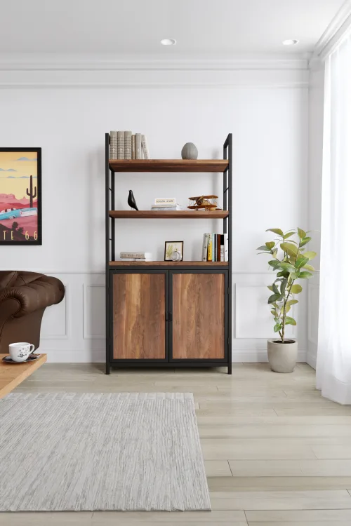 3015 Kitaplık – %100 Gerçek Ağaç, Uzun Ömürlü Kullanım, Kişiye Özel Üretim