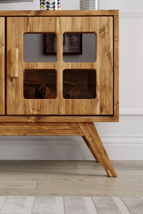 Piyan Tv Ünitesi – %100 Gerçek Ağaç, Uzun Ömürlü Kullanım, Kişiye Özel Üretim