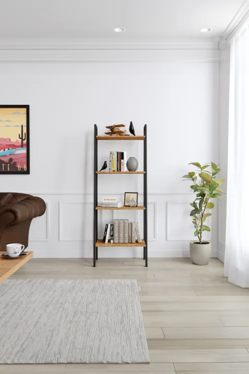 3005 Kitaplık – %100 Gerçek Ağaç, Uzun Ömürlü Kullanım, Kişiye Özel Üretim