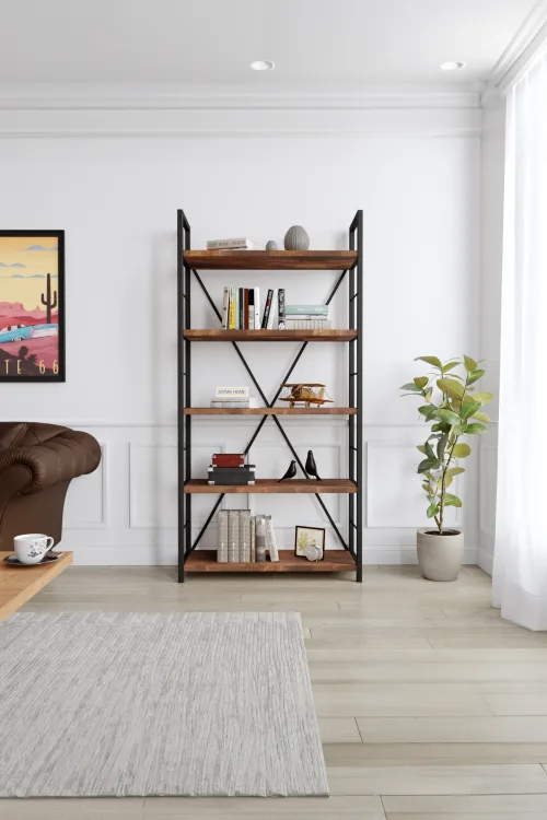 3016 Kitaplık – %100 Gerçek Ağaç, Uzun Ömürlü Kullanım, Kişiye Özel Üretim