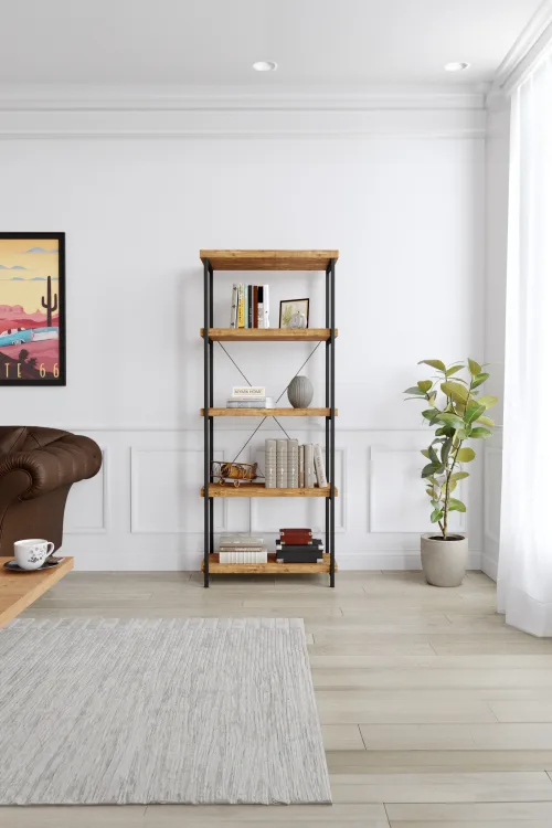 3003 Kitaplık – %100 Gerçek Ağaç, Uzun Ömürlü Kullanım, Kişiye Özel Üretim