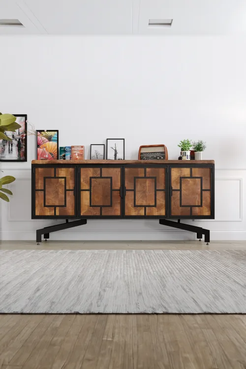 Orkide Konsol – %100 Gerçek Ağaç, Uzun Ömürlü Kullanım, Kişiye Özel Üretim