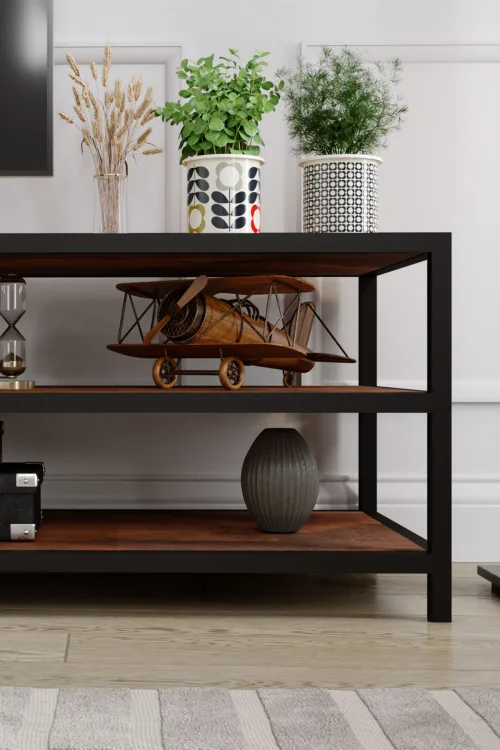 Fulya Tv Ünitesi – %100 Gerçek Ağaç, Uzun Ömürlü Kullanım, Kişiye Özel Üretim