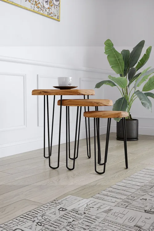 4005 Orta Sehpa – %100 Gerçek Ağaç, Uzun Ömürlü Kullanım, Kişiye Özel Üretim