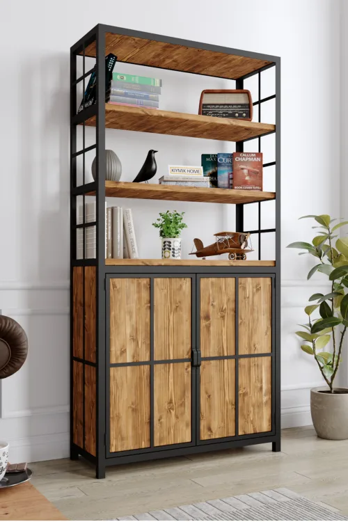 3012 Kitaplık – %100 Gerçek Ağaç, Uzun Ömürlü Kullanım, Kişiye Özel Üretim