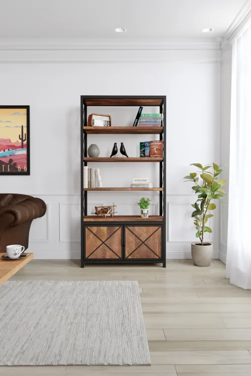 3011 Kitaplık – %100 Gerçek Ağaç, Uzun Ömürlü Kullanım, Kişiye Özel Üretim