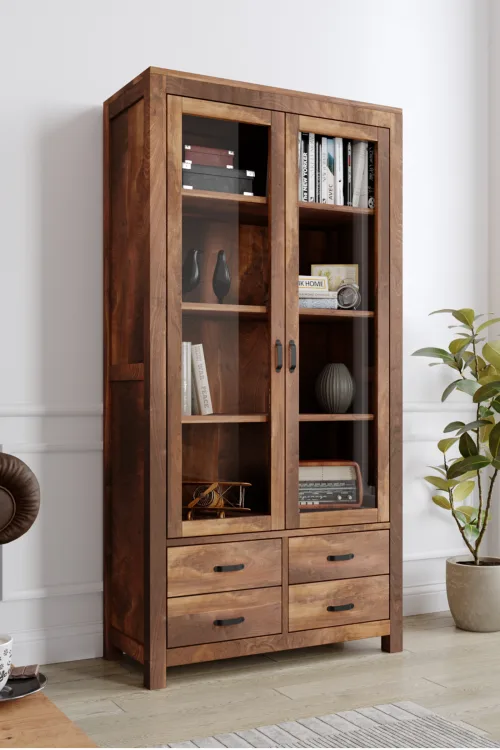 3017 Kitaplık – %100 Gerçek Ağaç, Uzun Ömürlü Kullanım, Kişiye Özel Üretim