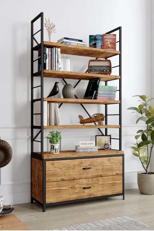 3009 Kitaplık – %100 Gerçek Ağaç, Uzun Ömürlü Kullanım, Kişiye Özel Üretim