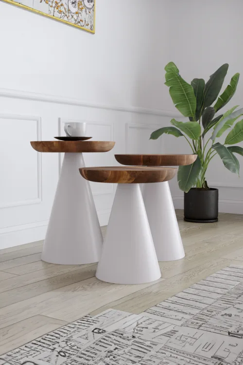 4012 Ceviz Sehpa – %100 Gerçek Ağaç, Uzun Ömürlü Kullanım, Kişiye Özel Üretim