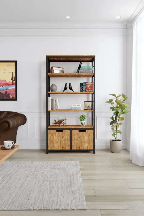 3010 Kitaplık – %100 Gerçek Ağaç, Uzun Ömürlü Kullanım, Kişiye Özel Üretim