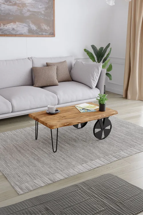 4011 Orta Sehpa – %100 Gerçek Ağaç, Uzun Ömürlü Kullanım, Kişiye Özel Üretim