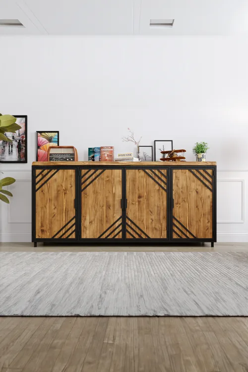 Cennet Konsol – %100 Gerçek Ağaç, Uzun Ömürlü Kullanım, Kişiye Özel Üretim