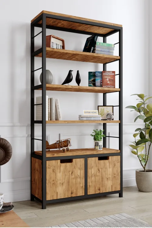 3010 Kitaplık – %100 Gerçek Ağaç, Uzun Ömürlü Kullanım, Kişiye Özel Üretim